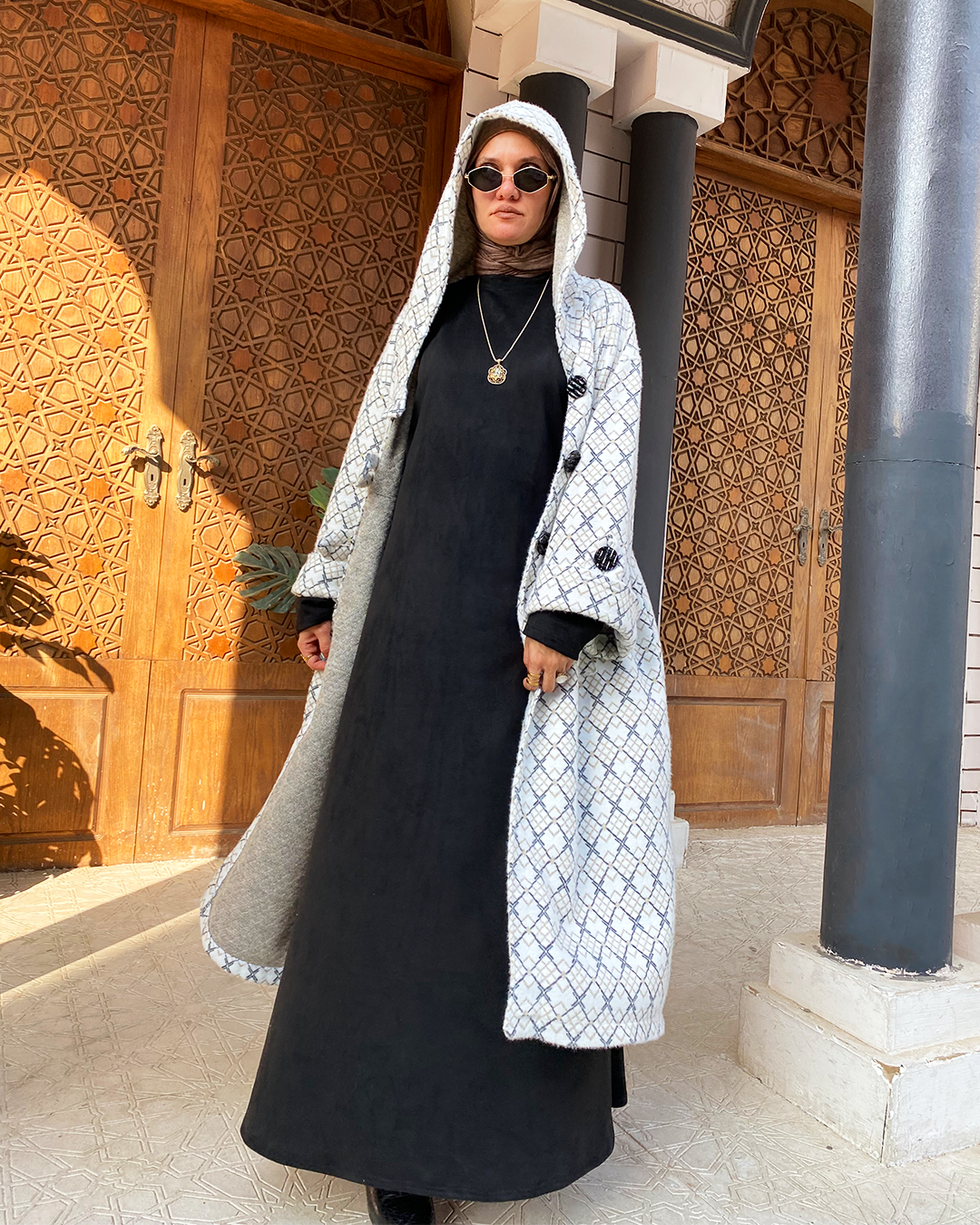 TWEED Hooded Cardigan