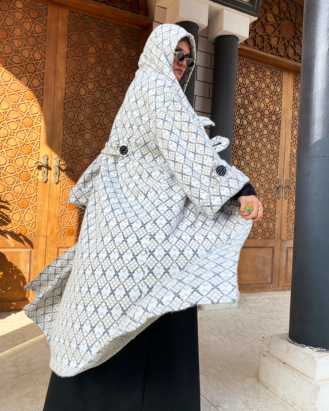 TWEED Hooded Cardigan